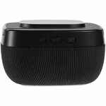 Колонка с беспроводной зарядкой ESCA и подсветкой логотипа, черная