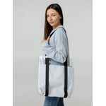 Шопер CLARITY с голубым органайзером, прозрачный