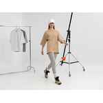 Футболка оверсайз унисекс KOSMOS 2.0, бежевая, размер XS/S