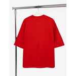 Футболка оверсайз унисекс KOSMOS 2.0, красная, размер XS/S