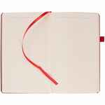 Ежедневник TON BLACK, недатированный, черный с красным