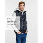 Жилет с подогревом THERMALLI VALMOREL, серый камуфляж, размер S