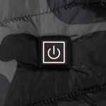 Жилет с подогревом THERMALLI VALMOREL, серый камуфляж, размер S