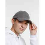 Бейсболка SOFT CORE, серая