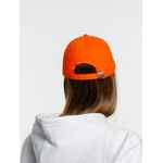 Бейсболка SPIKER, оранжевая с белым