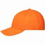 Бейсболка SPIKER, оранжевая с белым