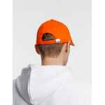 Бейсболка SPIKER, оранжевая с белым