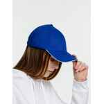 Бейсболка SPIKER, ярко-синяя с белым
