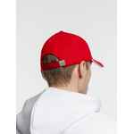 Бейсболка SPIKER, красная с белым