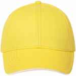 Бейсболка SPIKER, желтая с белым
