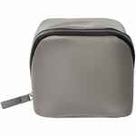 Дорожная косметичка CUBO, серая с логотипом