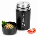 Термос для еды RELAXIKA 1000, черный