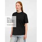 Футболка унисекс LEGEND, черная, размер XXS