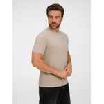 Футболка унисекс LEGEND, серо-бежевая, размер S