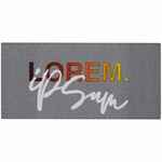 Лейбл тканевый EPSILON, XXS, серый