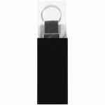 Брелок STROPP с тканевой вставкой, черный