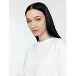 Свитшот оверсайз унисекс TRUE SELF, молочно-белый, размер S