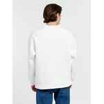 Свитшот оверсайз унисекс TRUE SELF, молочно-белый, размер S