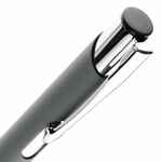 Ручка шариковая KESKUS SOFT TOUCH, серая