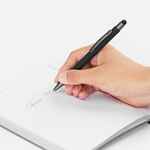 Ручка шариковая ATENTO SOFT TOUCH STYLUS со стилусом, черная