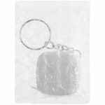 Брелок с рулеткой METRIC, белый