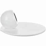 Станция беспроводной зарядки с часами и подсветкой GLOBEBEE, белая