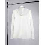 Куртка с капюшоном унисекс BEGI, молочно-белая, размер S