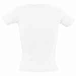 Футболка женская с круглым вырезом LADY 220 белая, размер M