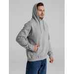 Толстовка с капюшоном SLAM 320, серый меланж, размер XS