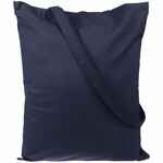 Холщовая сумка BASIC 105, темно-синяя