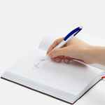 Ручка шариковая BENTO, белая с синим