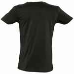 Футболка мужская с глубоким V-обр. вырезом MASTER 150, черная, размер S