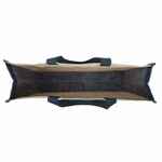 Холщовая сумка для покупок BAGARI с синей отделкой