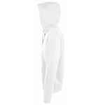 Толстовка мужская на молнии SOUL MEN 290 с контрастным капюшоном, белый, размер S