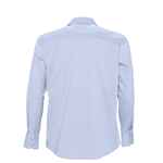 Рубашка мужская с длинным рукавом BRIGHTON голубая, размер S