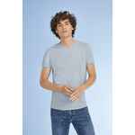 Футболка мужская приталенная REGENT FIT 150 серый меланж, размер XS