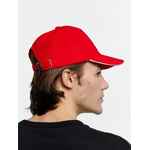 Бейсболка LONG BEACH, красная с белым