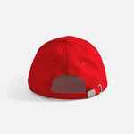 Бейсболка LONG BEACH, красная с белым