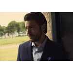 Рубашка мужская в клетку TRIBECA, черная, размер S