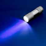 Фонарик AURORA, серебристый