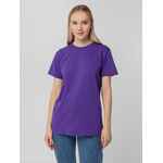 Футболка унисекс T-BOLKA 140, фиолетовая, размер S