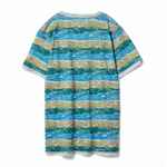 Футболка мужская RAYET двусторонняя, голубой/зеленый, размер M