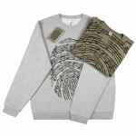 Толстовка «Код вселенной», серый меланж, размер S