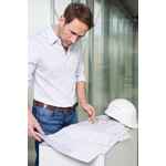 Ручка шариковая CONSTRUCTION, мультиинструмент, красная