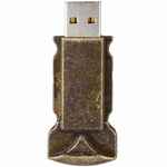 Флешка «Криптекс»® COMPASS LOCK, 16 Гб
