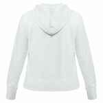 Толстовка женская HOODED FULL ZIP белая, размер XS