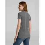 Рубашка поло женская PANAME WOMEN черный меланж, размер S