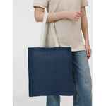 Холщовая сумка на плечо JUHU, синяя