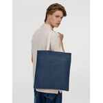 Холщовая сумка на плечо JUHU, синяя