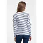 Футболка женская GRAND GRANAT, белая с синим, размер XS